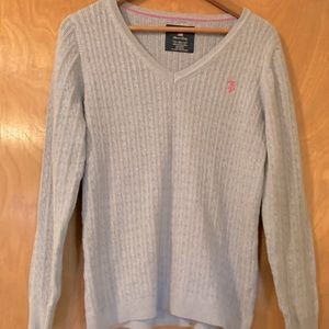 Gray US Polo Association Sweater, sz XL